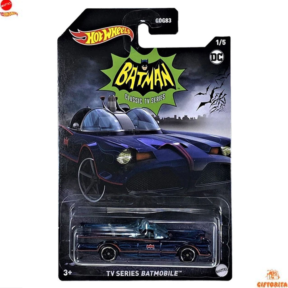 Hot Wheels Regular Batman Batmobile 2 – DC – Batman Classics TV Series – TV Series Batmobile – 1/5 – Blue