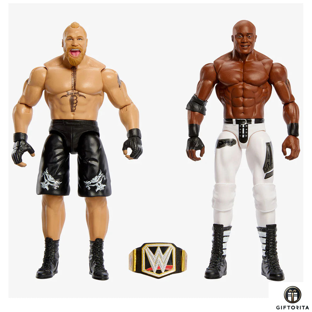 Action Figure WWE Championship Showdoen (P01700) - Brock Lesnar & Bobby Lashley - 2 Pack Series #16