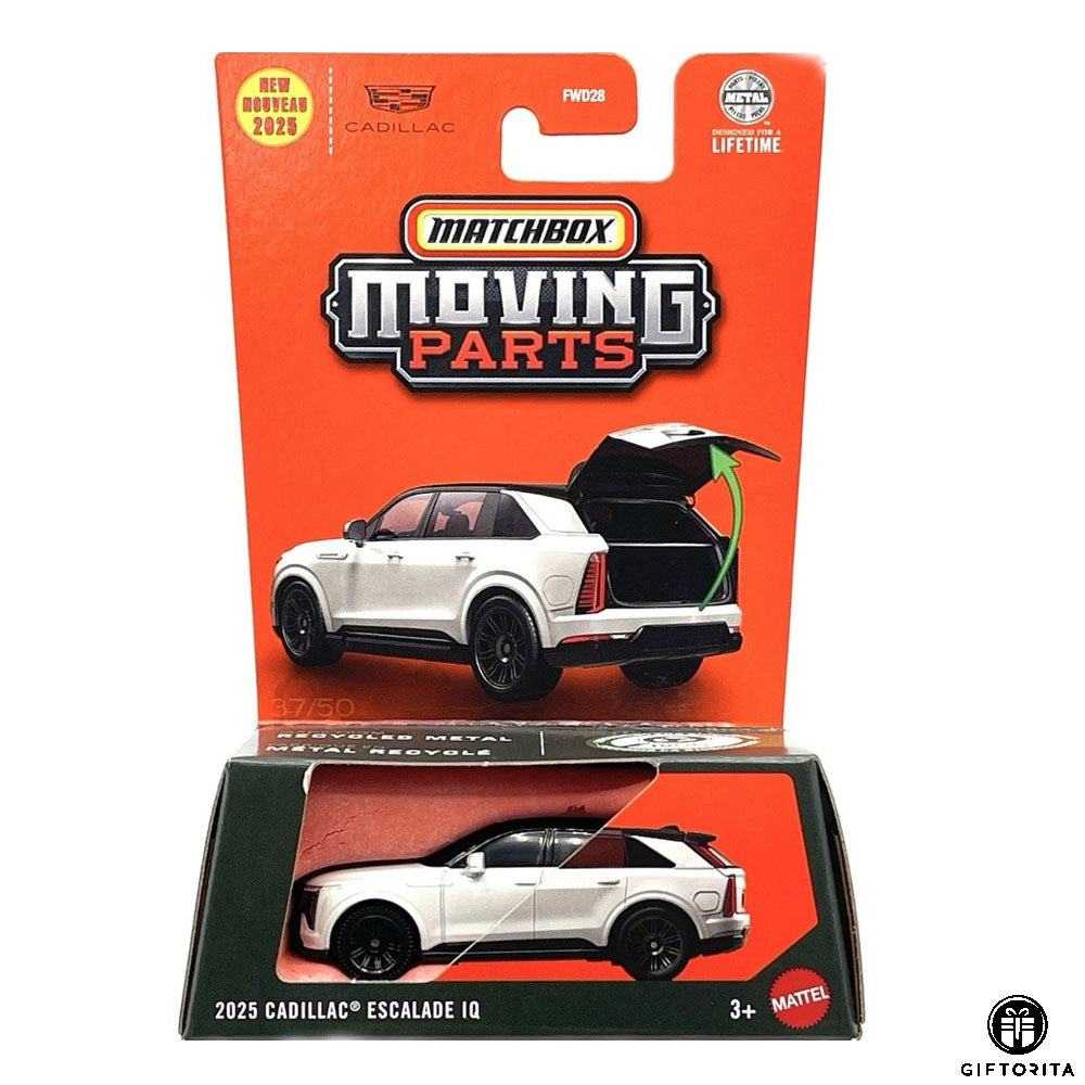 Matchbox Moving Parts P00118 – 2025 Cadillac - White