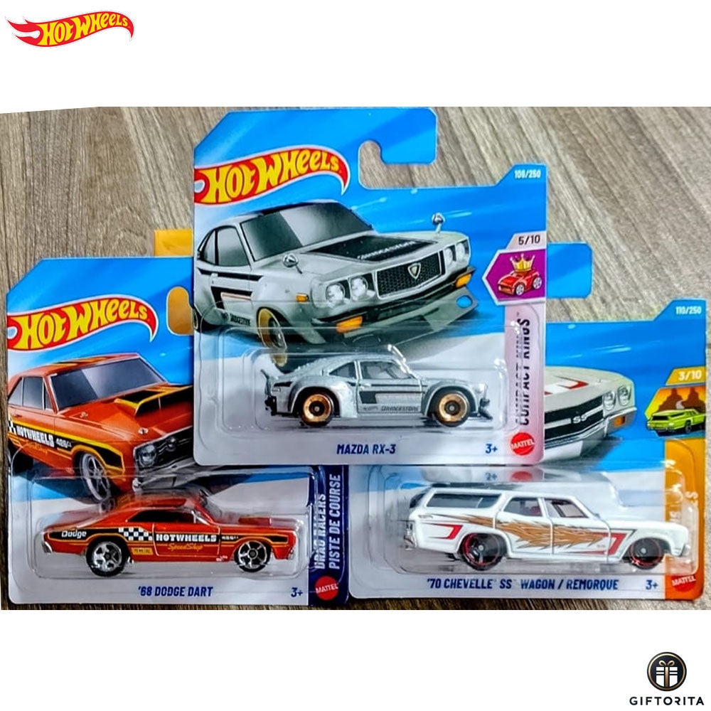 Daily Deals - d : Hot Wheels Mainline Short Card Set of 3 Car