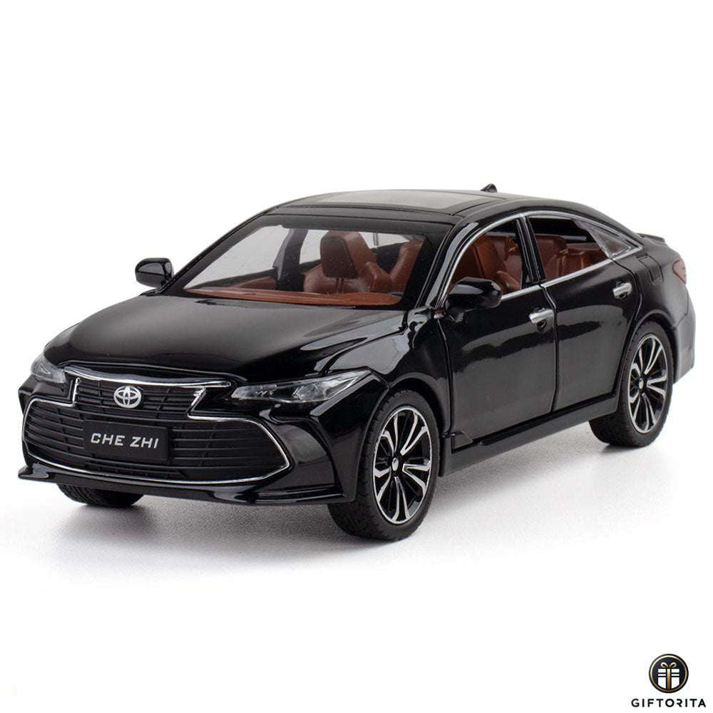 Die Cast 1:24 CHE ZHI (P01677) - HONGQI TOYOTA AVALON - Model Car with Dispiay Case