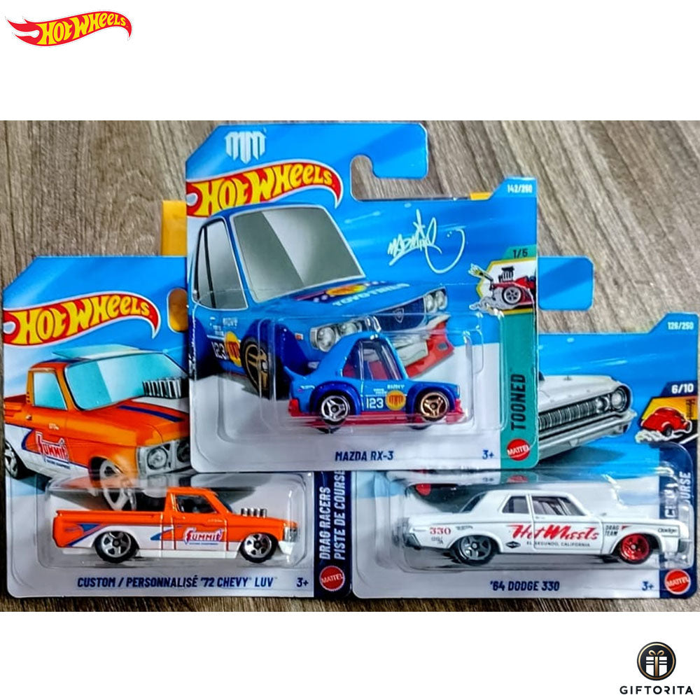 Daily Deals - e : Hot Wheels Mainline Short Card Set of 3 Car