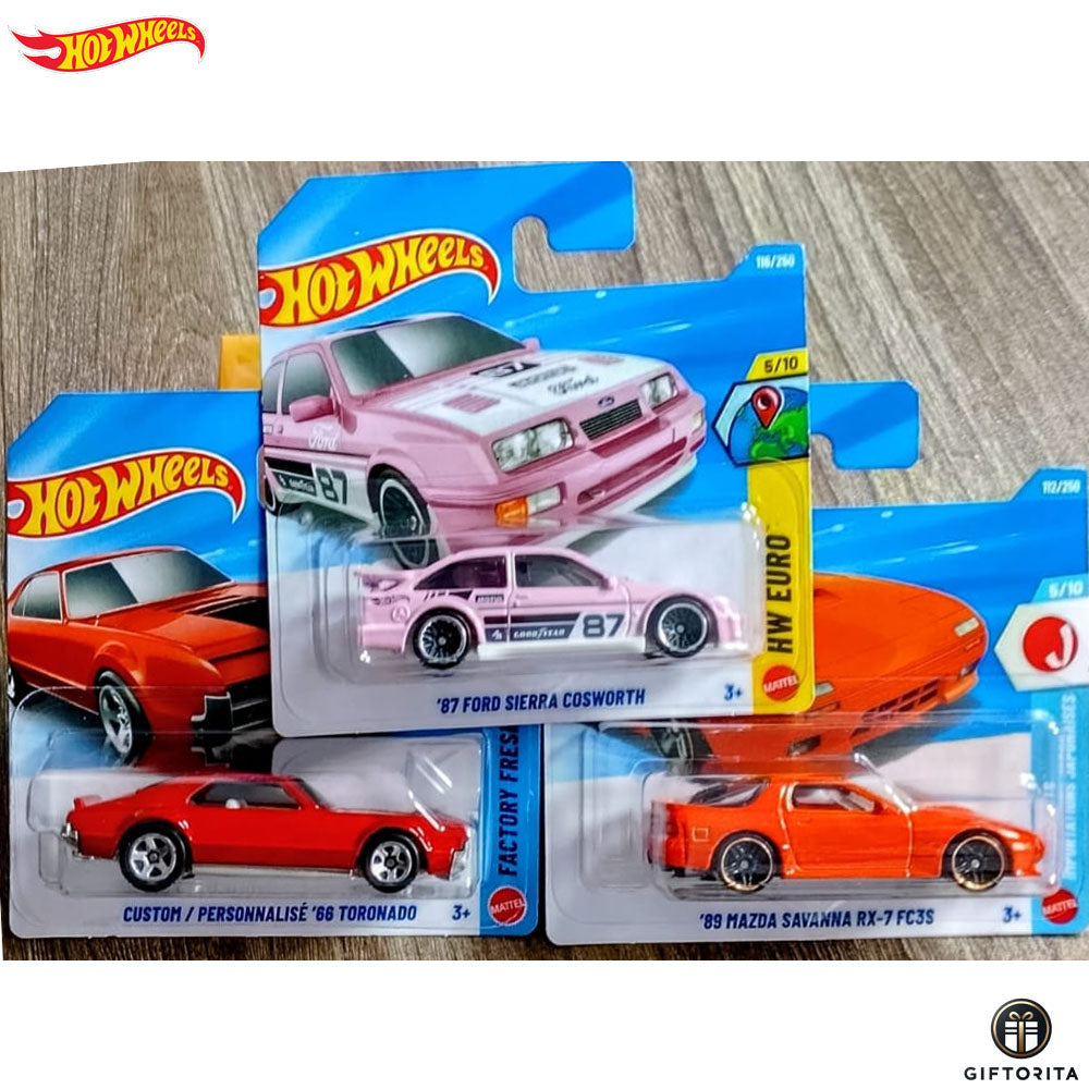 Daily Deals - f : Hot Wheels Mainline Short Card Set of 3 Car