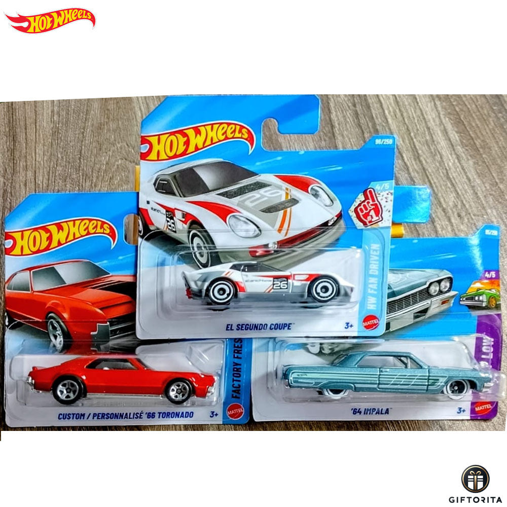 Daily Deals - g : Hot Wheels Mainline Short Card Set of 3 Car