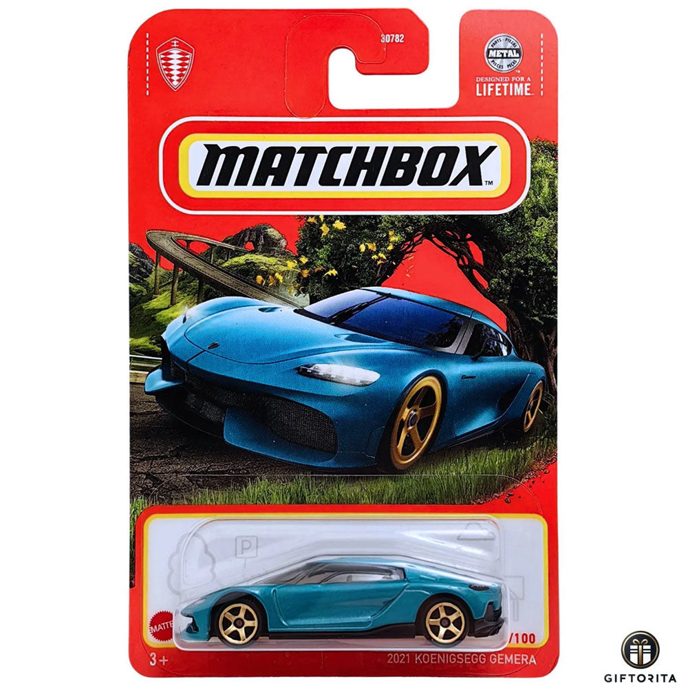 Matchbox Regular Card 2 (P00015) - 2021 Koenigsegg Gemera - 1/100 - Green