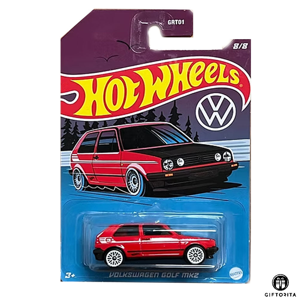 Hot Wheels Regular - Volkswagen Golf MK2 - 8/8 - Red