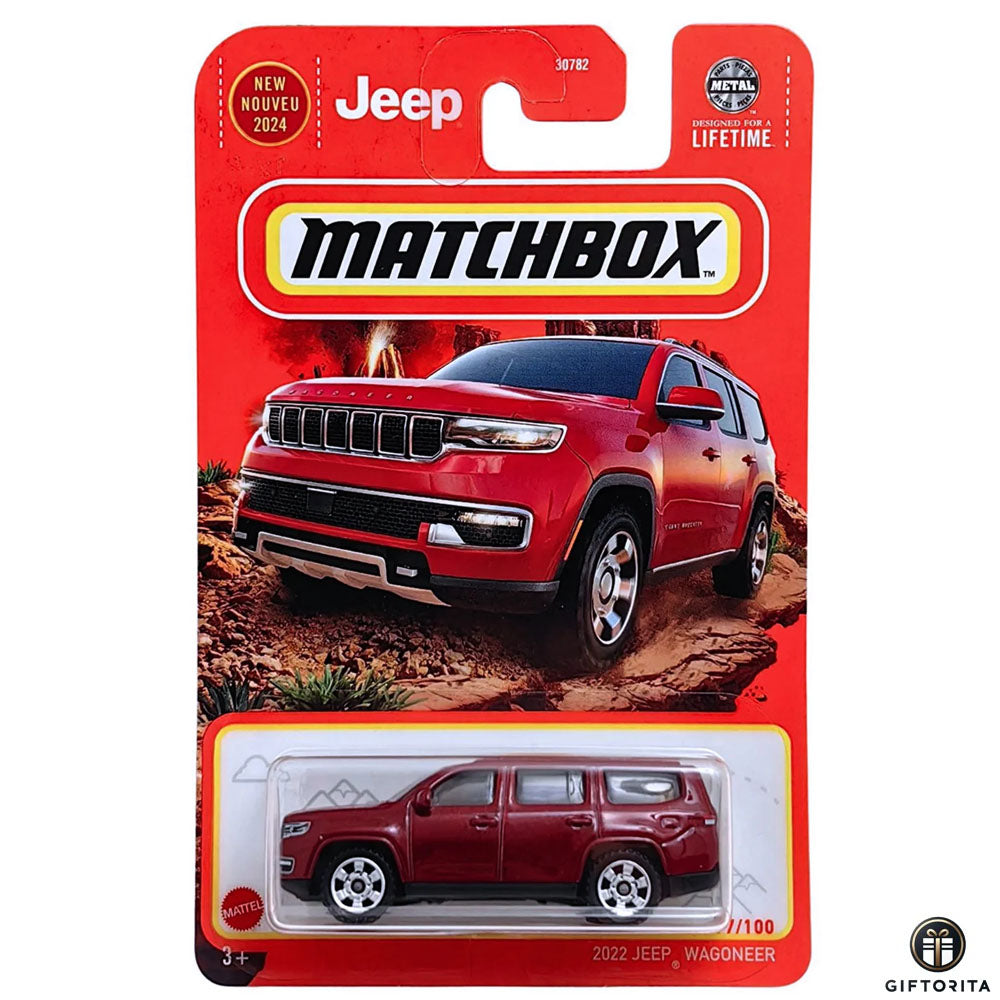 Matchbox Regular Card 2 (P00015) - 2022 Jeep Wagoneer - Maroon