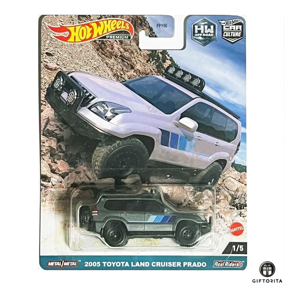 Hot Wheels Premium Single – Fast & Furious – Car Culture - 2005 Toyota Land Cruiser Prado - 1/5 - Ash