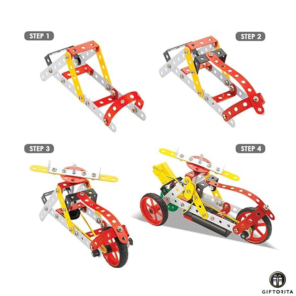 Blocks,Lego and Puzzle (P01701) - ZEPHYR Metal Mechanix Robotix-1 (Motorised)