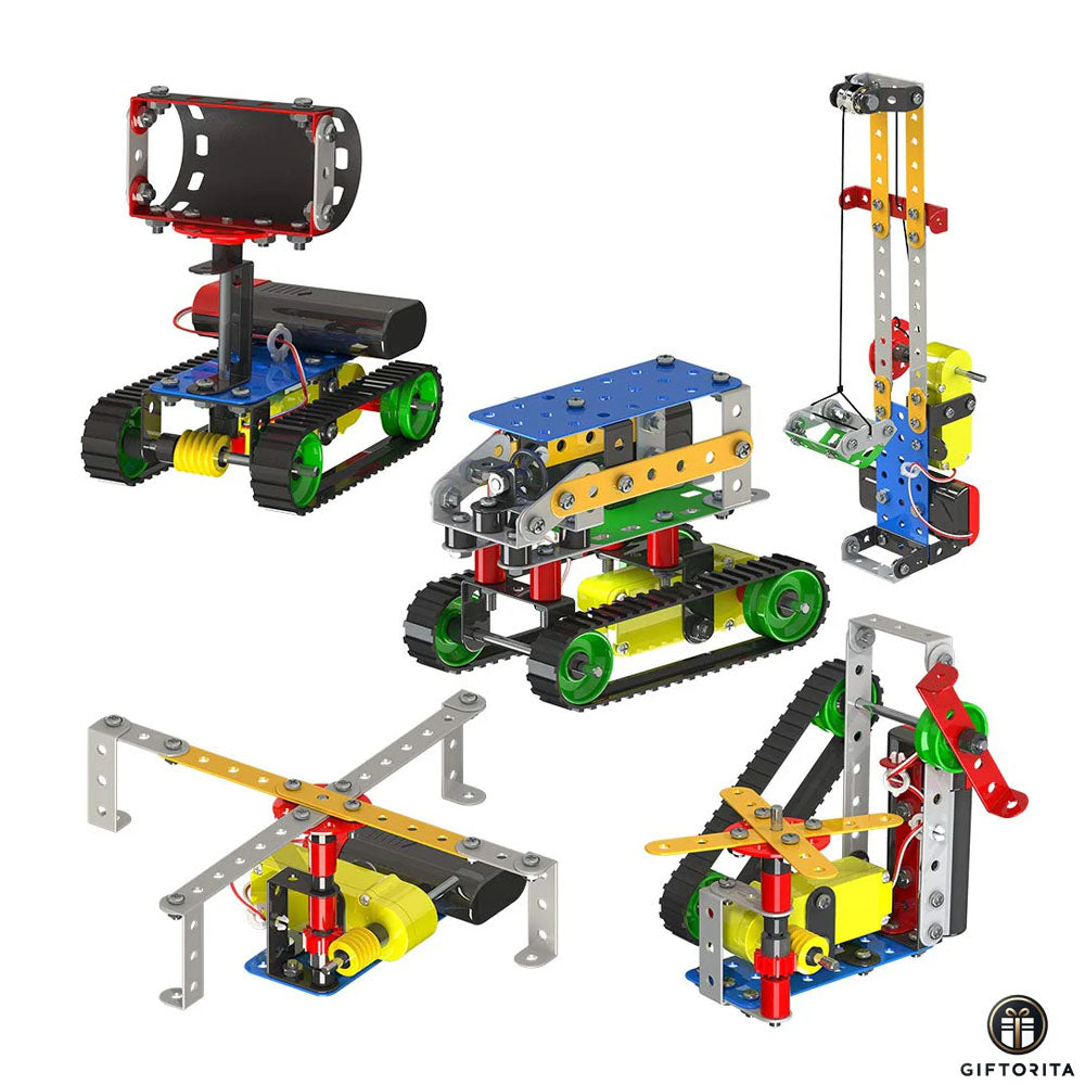 Blocks,Lego and Puzzle (P01701) - ZEPHYR Metal Mechanix Robotix-2 (Motorised)