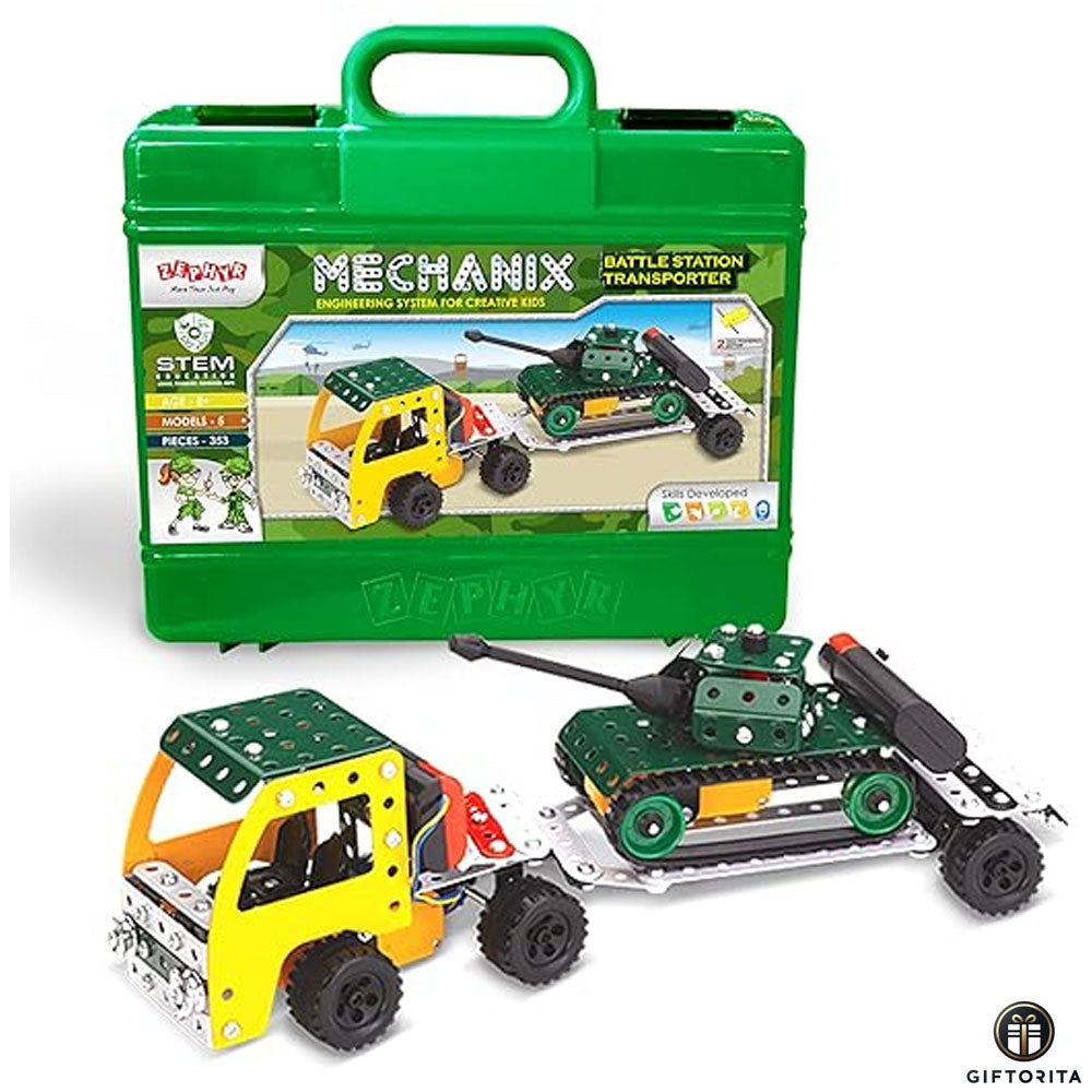 Blocks,Lego and Puzzle (P01701) - ZEPHYR Metal Mechanix Battle Station Transporter