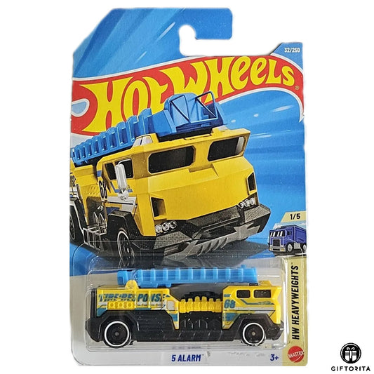 Hot Wheels Regular 5 Alarm - 1/5 & 32/250 - Yellow