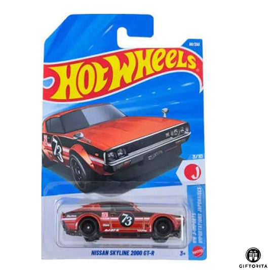 Hot Wheels Regular Nissan Skyline 2000 GT -R - 3/10 & 88/250 - Orange