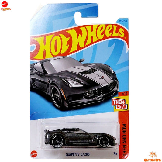 Hot Wheels Regular Corvette  – Corvette C7 Z06 – 1/10 & 193/250 – Silver