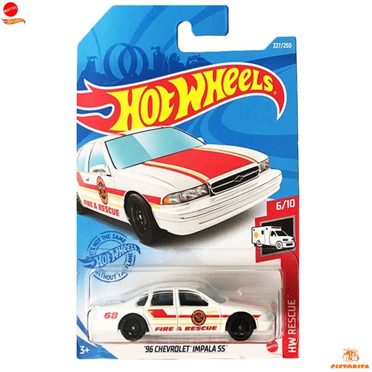 Hot wheels Regular Corvette - 96 CHEVROLET IMPALA SS  –  6/10  & 227/250  - White