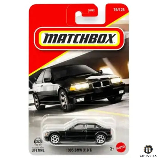 Matchbox Regular Card (P00015) - 1995 BMW 318ti - 79/125 - Black