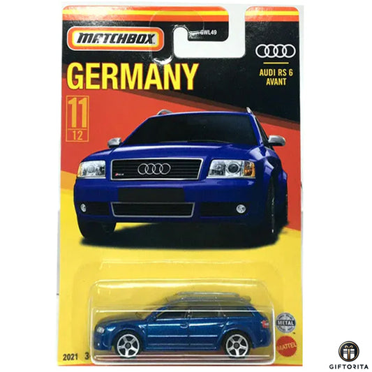Matchbox Regular Card 2  (P00015)  – Germany – 2021 Audi RS 6 Avant – 11/12