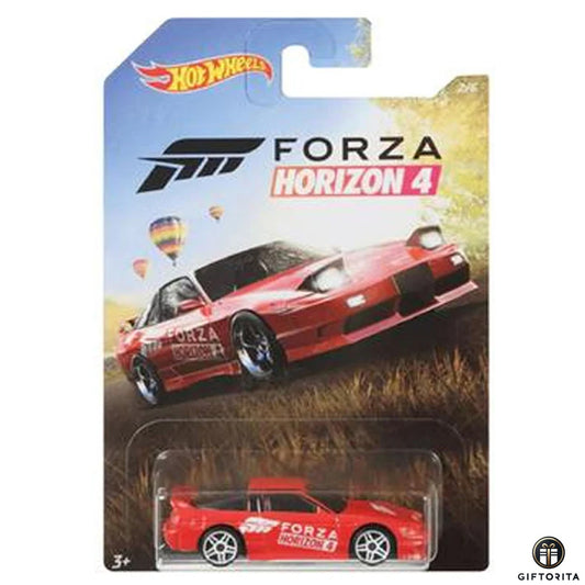 Hot Wheels Regular Nissan 2 – 96 Nissan 180SX Type X ( Forza Horizon 4)- 2/6 – Red