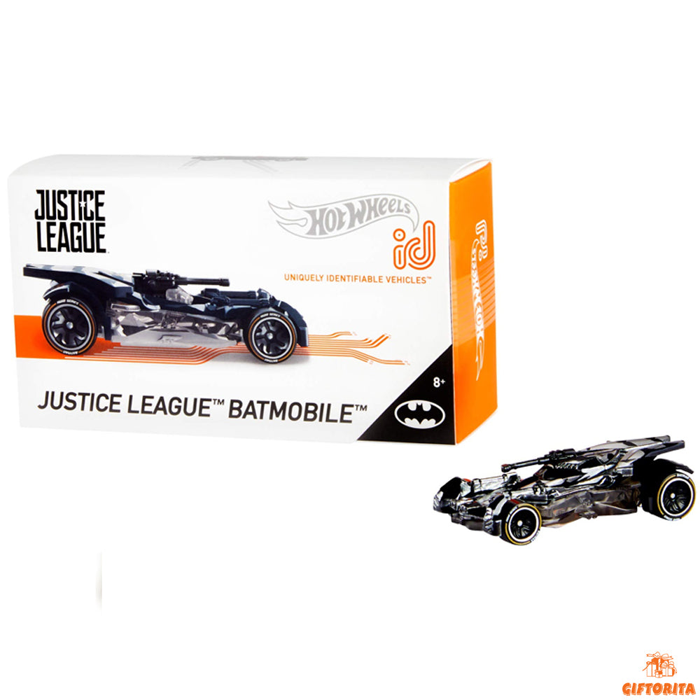 Hot Wheels Regular ID Car (P01221) – Justice League Batmobile