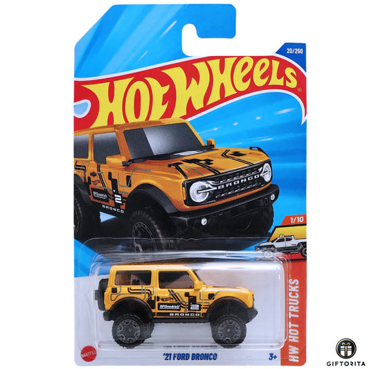 Hot Wheels Regular - 21 Ford Bronco - 1/10 & 20/250