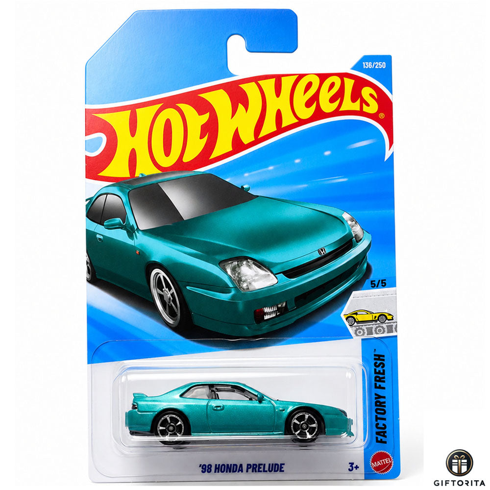 Hot Wheels Regular - 98 Honda Prelude - 9/10 & 198/250 - Purple