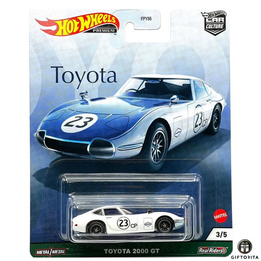 Hot Wheels Premium Single 2 – Car Culture – TOYOTA 2000 GT – 3/5 – White