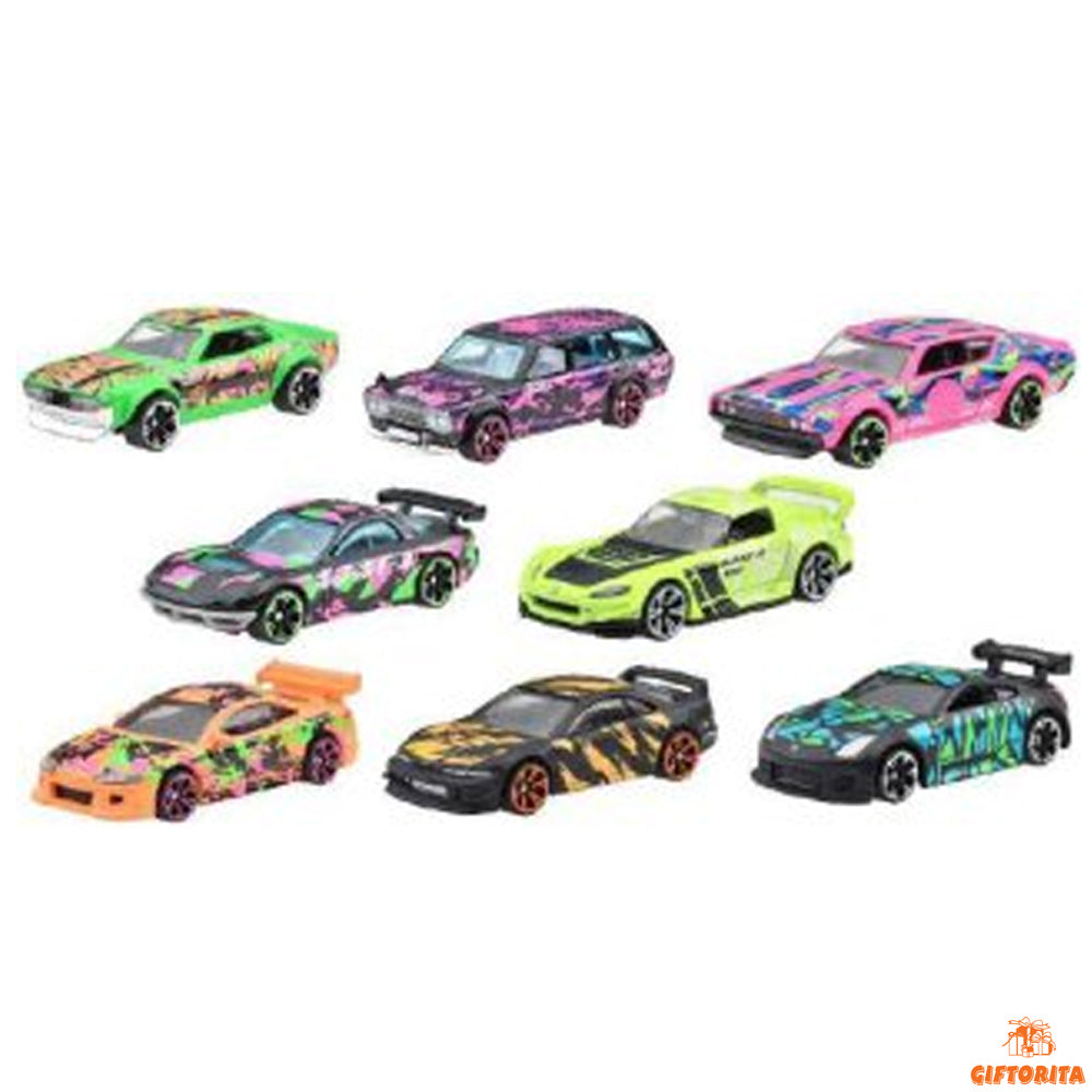 Hot Wheels Regular Set – Hot Wheels Neon Speeders Assort Urban Camo (P01297)