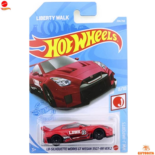 Hot Wheels Regular Nissan 2 – LB-Silhouette Works GT Nissan 35GT-RR Ver.2 – 8/10 & 204/250 – Red