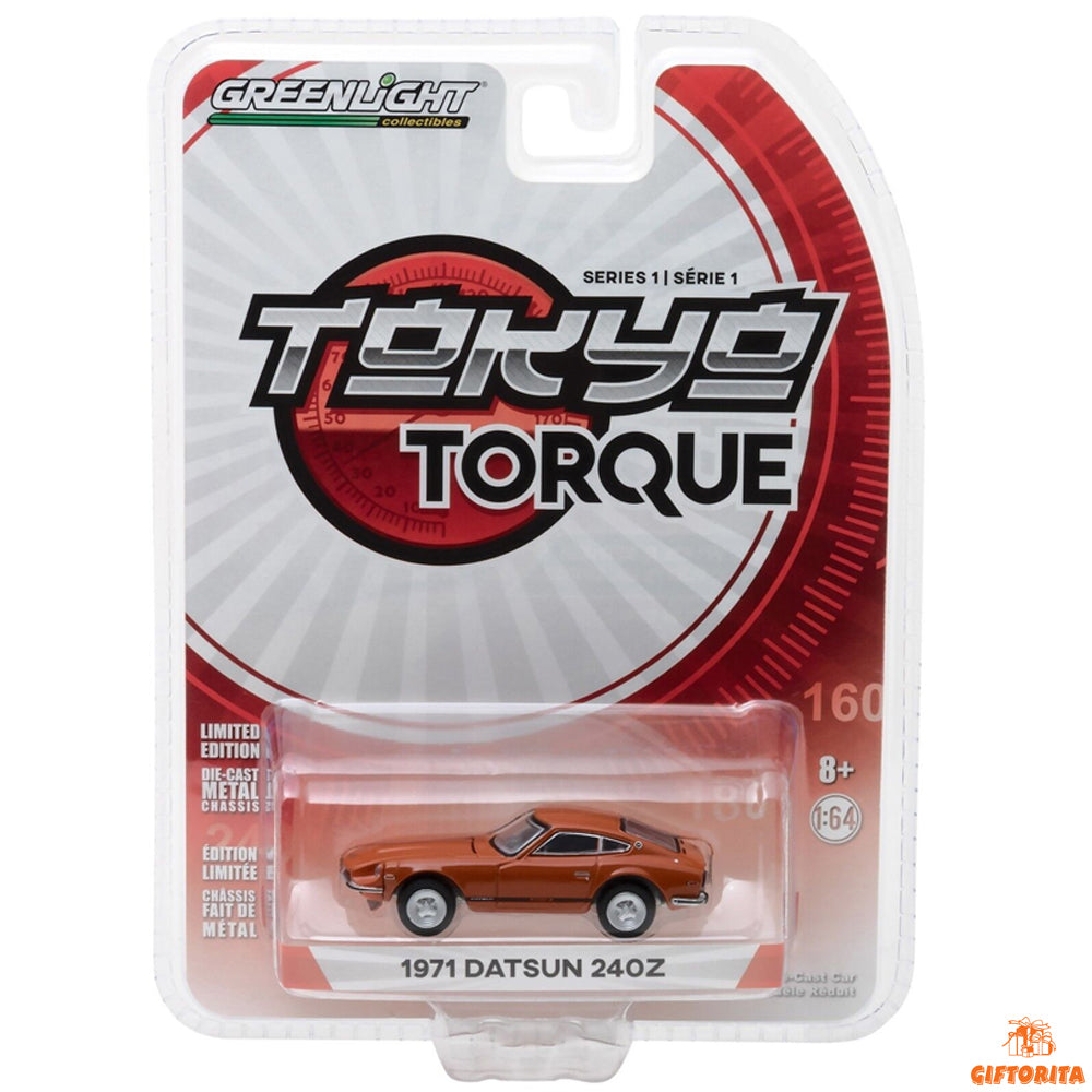 Greenlight Tokyo Torque Series 1 Die Cast 1:64 (P00981) – 1971 Datsun 240Z