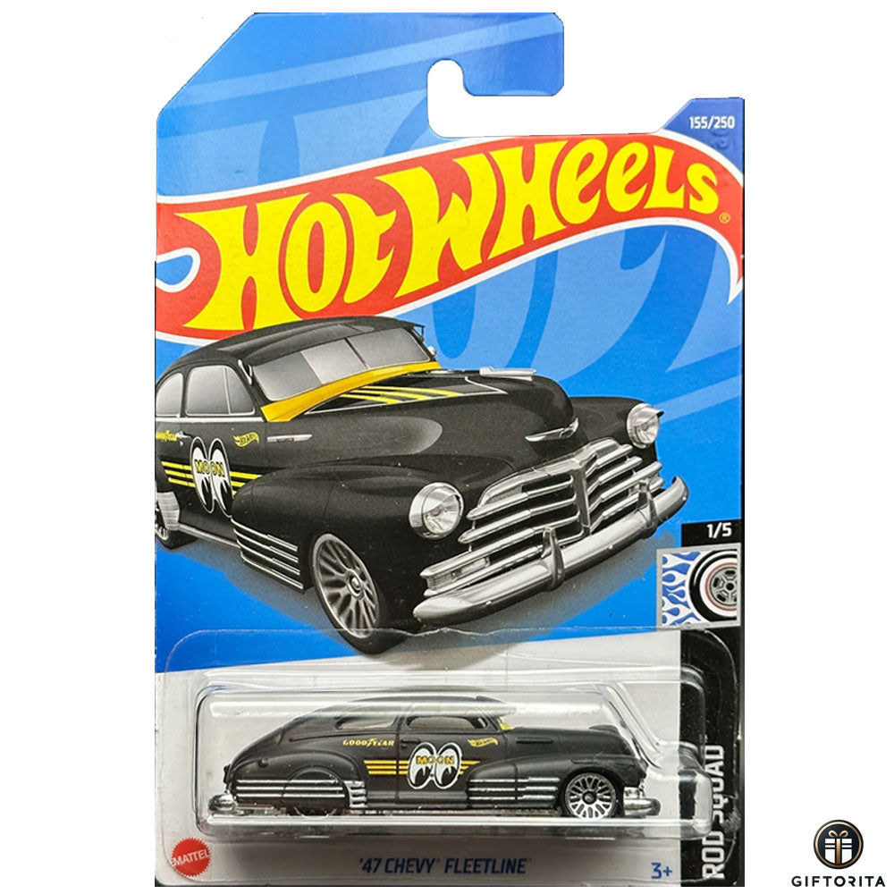 Hot Wheels Regular Chevy - 47 Chevy Fleetline - 1/5 & 155/250 - Gray