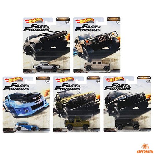 Hot Wheels Premium (P01162) – 2019 Fast & Furious Off-Road Set of 5