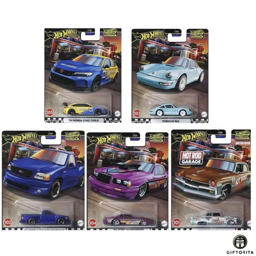 Hot Wheels 2024 Premium Boulevard Set Of 5 #101-105 (P01659)