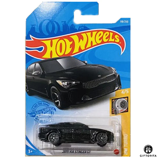Hot Wheels Regular Kia - 2019 Kia Stinger GT - 4/5 &  118/250 - Black