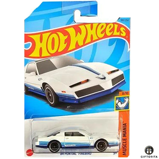 Hot Wheels Regular Pontiac – 84 Pontiac Firebird – 8/10 & 180/250 – White