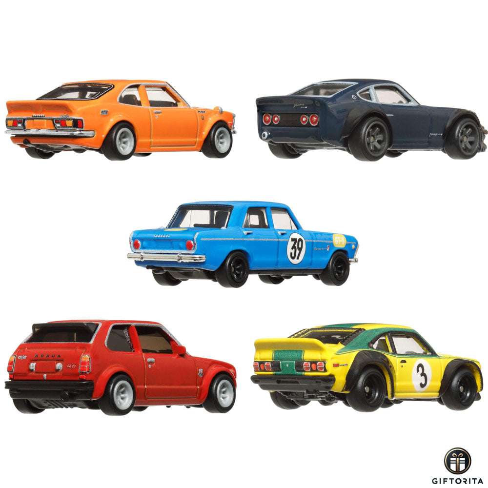 Hot Wheels Premium Japan Historics 4 Set Of 5 pcs (P00004)