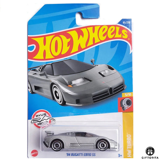 Hot Wheels Regular Bugatti  - 94 Bugatti EB110 SS – 5/10 – 65/250 – Silver