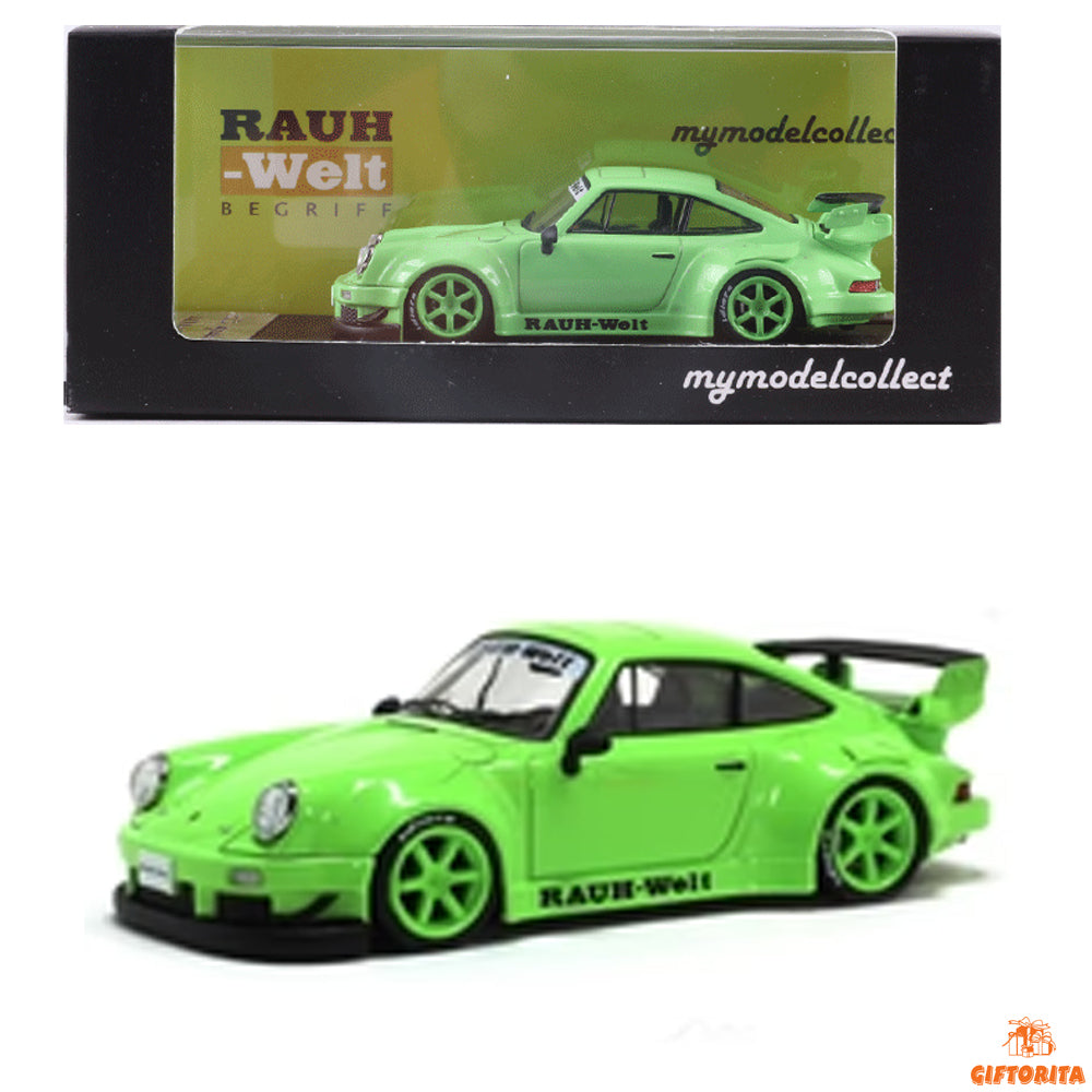 Mymodelcollect 1:64 Die Cast (P00093) - Porsche RAHU-WELT BEGRIFF - Green