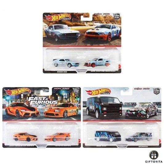 Hot Wheels Twin Pack (P01201) – Supra HKS Skyline Mustang Set of 3 Pack