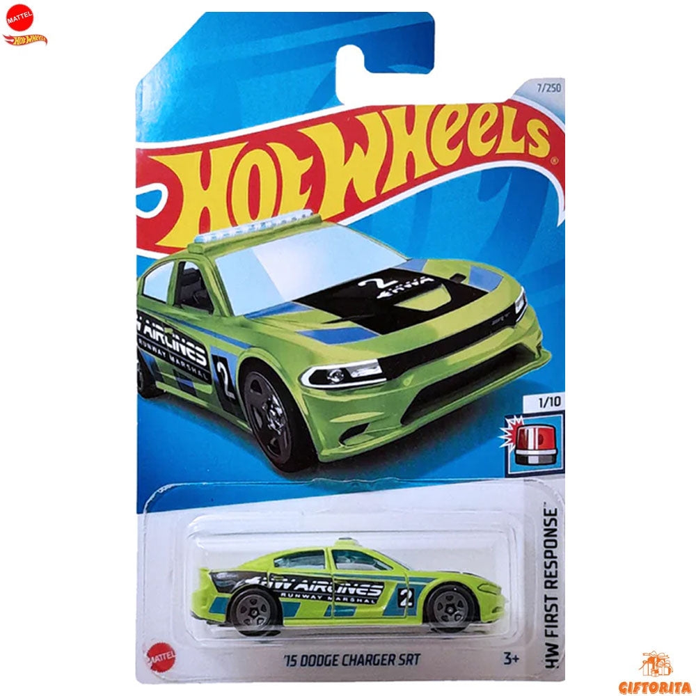 Hot Wheels Regular Dodge 1  – 15 Dodge Charger SRT – 1/10 & 7/250 – Green