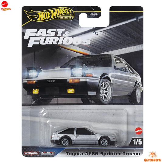 Hot Wheels Premium Single – Fast & Furious – Toyota AE86 Sprinter Trueno