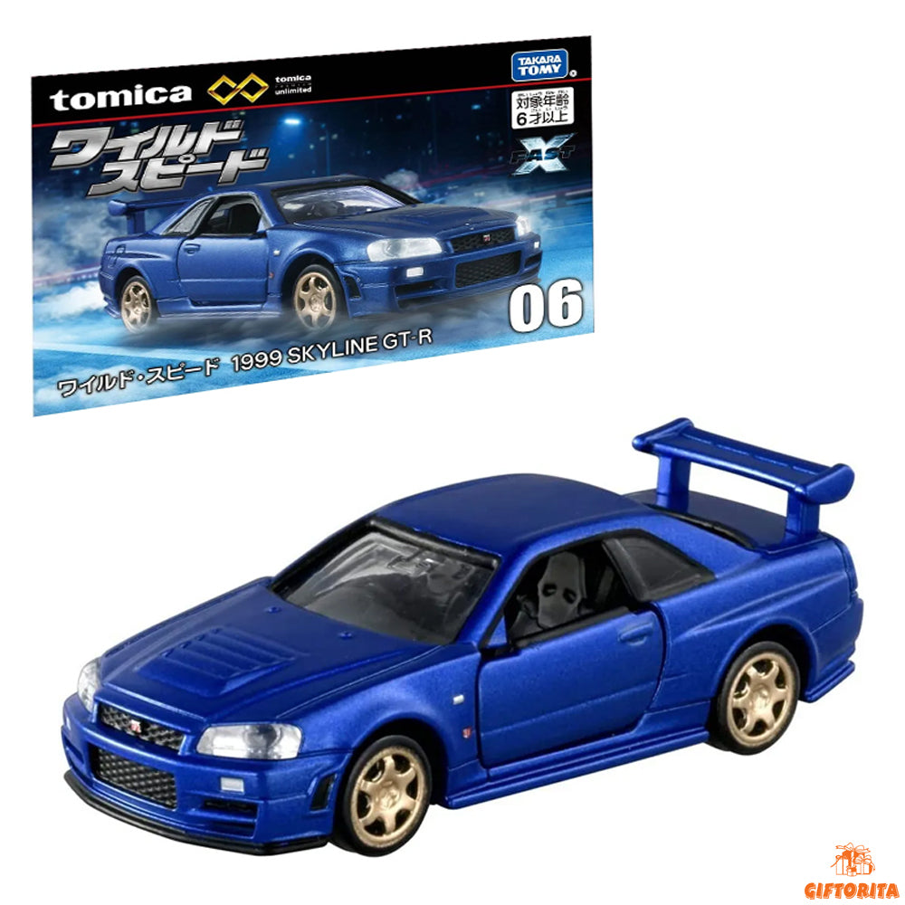 Tomica Premium 1:64 Die Cast # 06 – 1999 Skyline GT-R