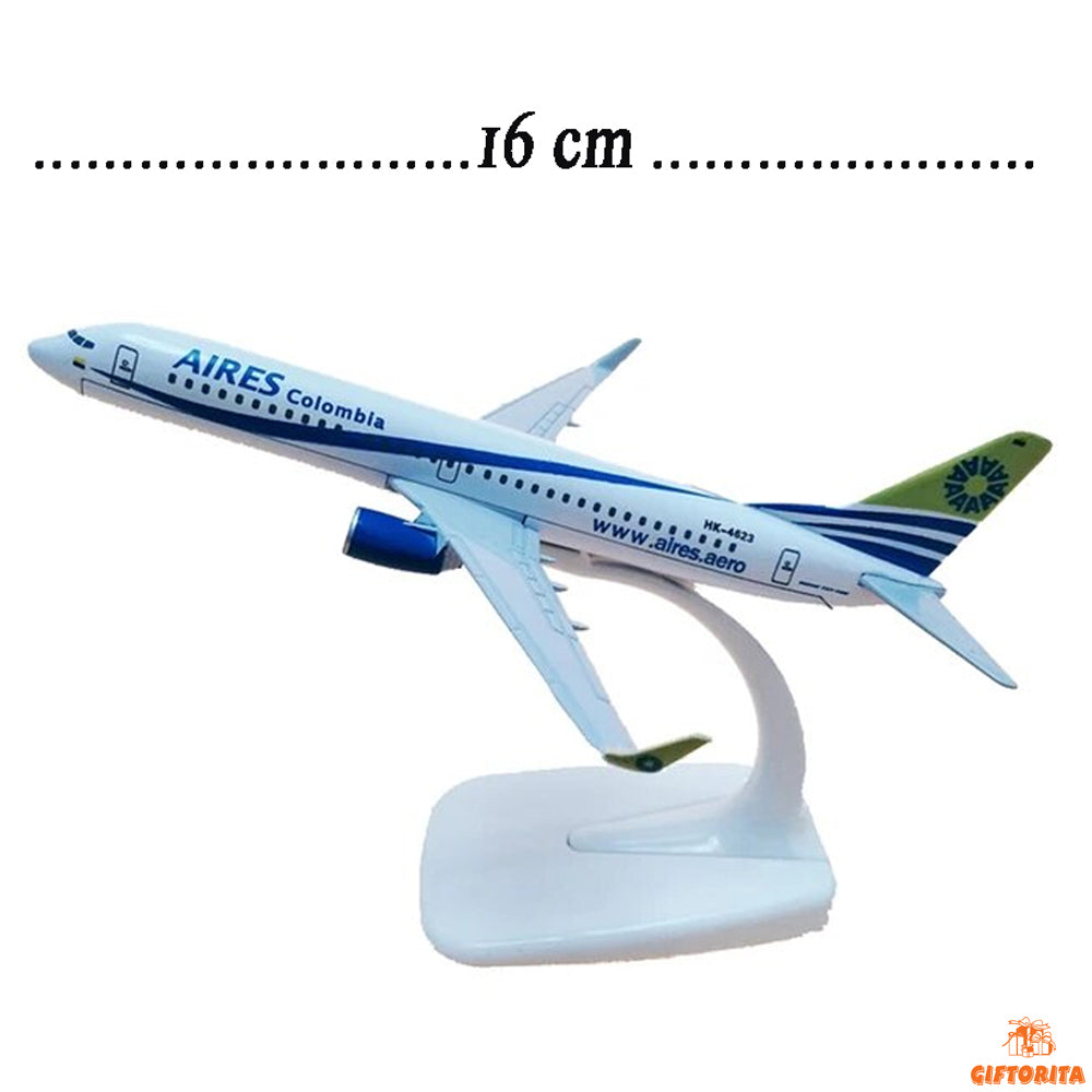 Plane (P01123) - Die Cast # B-16cm – Colombia AIRES