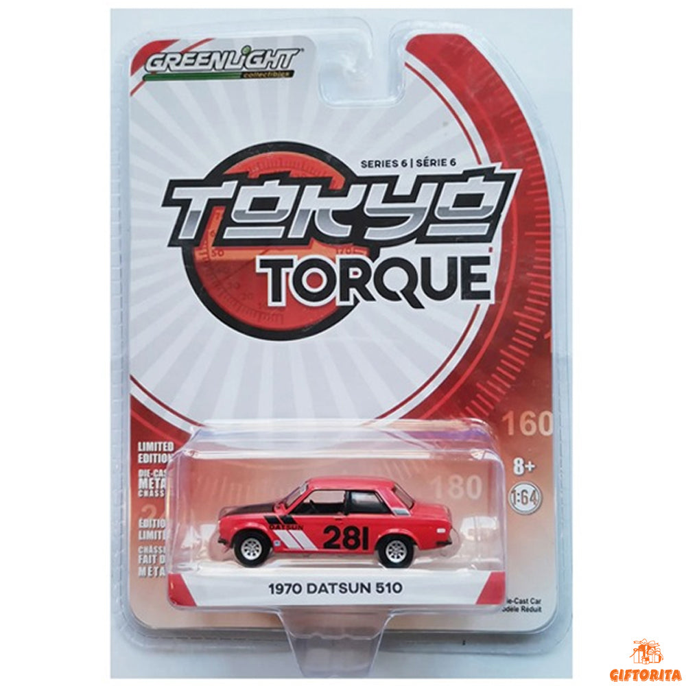 Greenlight Tokyo Torque Series 6 Die Cast 1:64 (P00981) – 1971 Bre Datsun 510