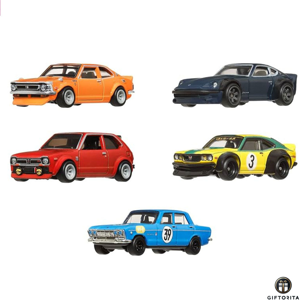 Hot Wheels Premium Japan Historics 4 Set Of 5 pcs (P00004)
