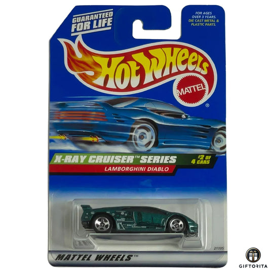 Hot Wheels Regular - X-Ray Cruiser Series - Lamborghini Diablo - Green