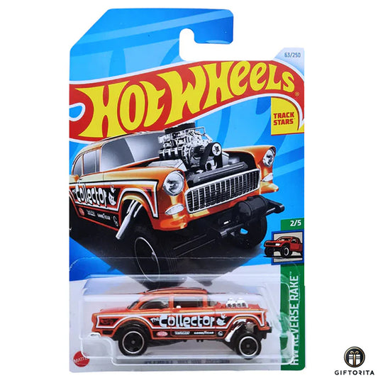Hot Wheels Regular – 55 Chevy BEL AIR Gasser – 2/5 & 63/250 – Orange