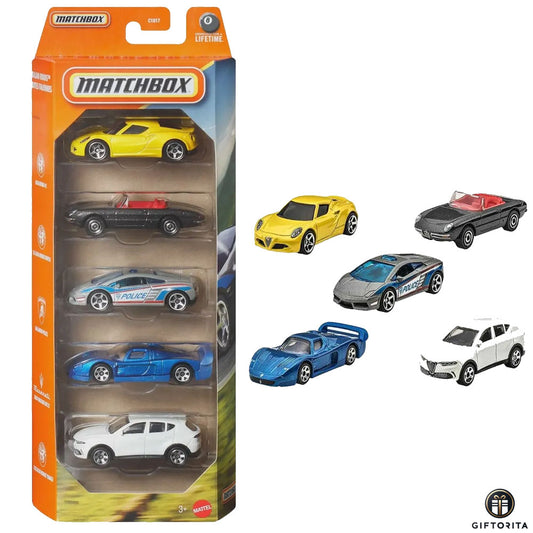 Matchbox 5 Pack (P00019) - Italian Roads Routes Italiennes