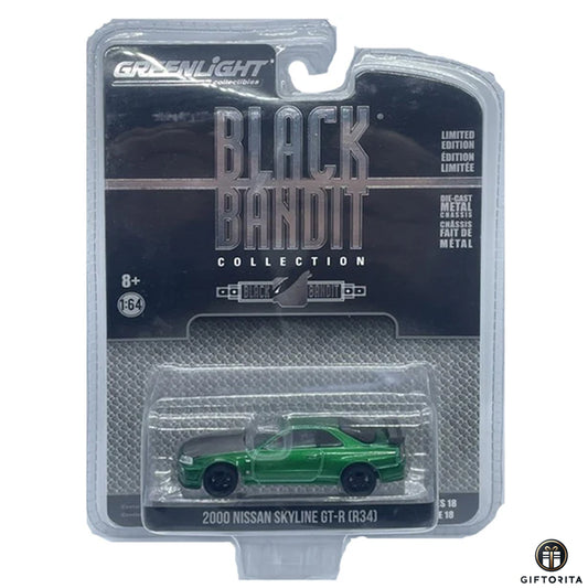 Greenlight Die Cast 1:64 Chase (P01220) – 2000 Nissan Skyline GT-R (R34)