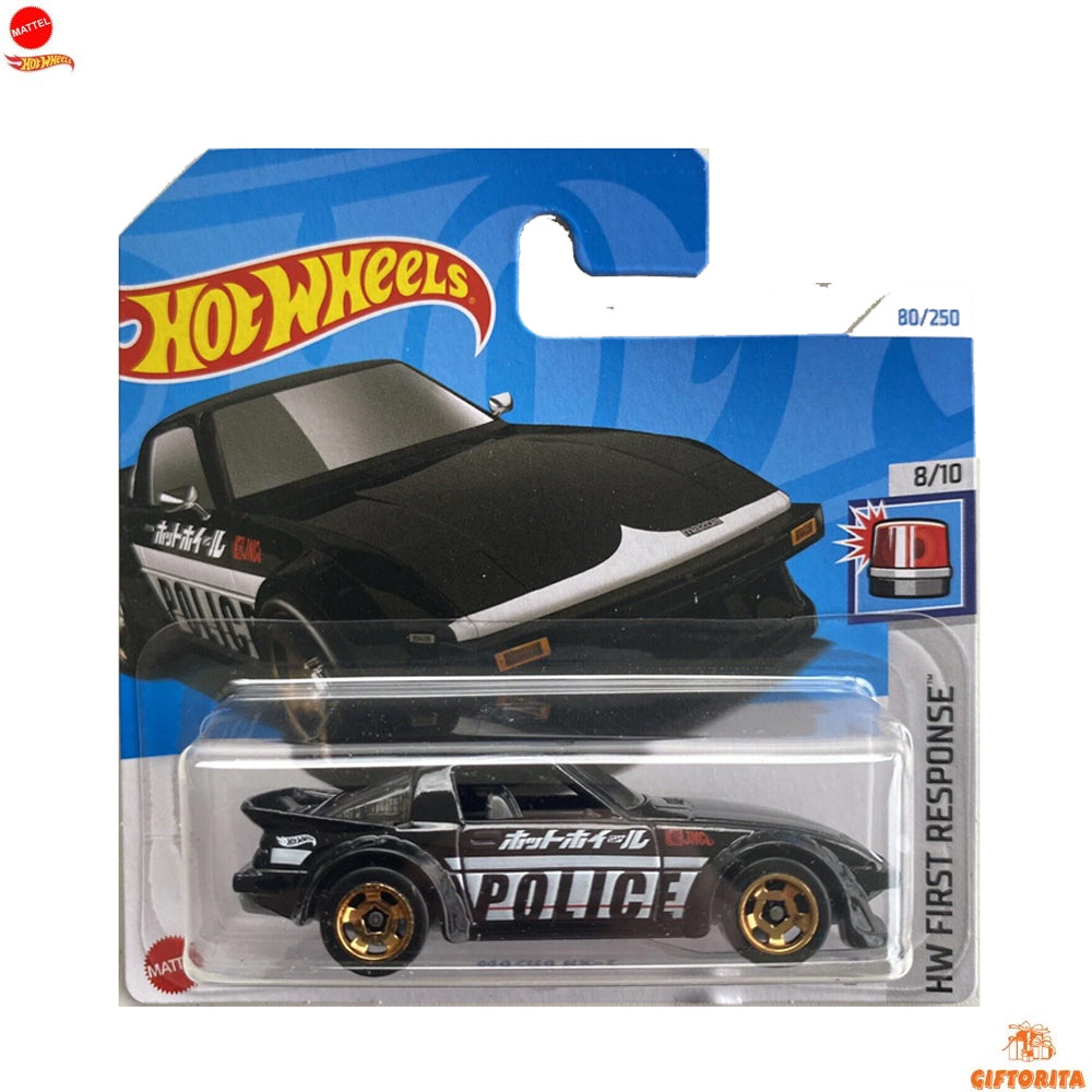 Hot Wheels Regular Short Card – Mazda RX-7 – 8/10 & 80/250