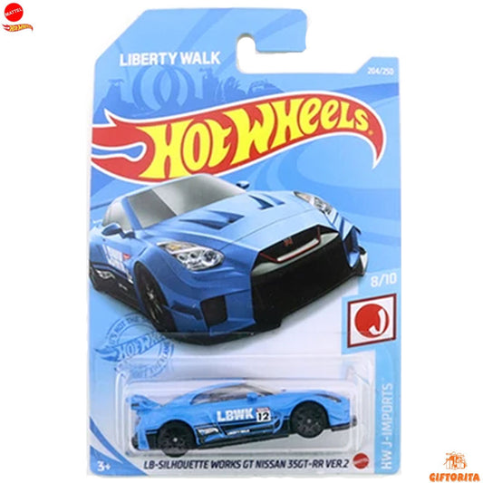 Hot Wheels Regular Nissan 2 – LB-Silhouette Works GT Nissan 35GT-RR Ver.2 – 8/10 & 204/250 – Blue